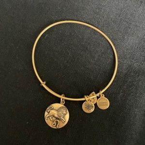 Alex and Ani Gold bracelet for Leo astrology sign